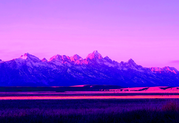 TETONS FROM THE BIKE PATH III